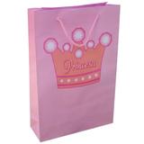 20 Sacolas De Papel Princesa 25x17x6cm Bolsa Festa Surpresa - On store