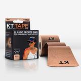 20 Tiras Algodão Pré Cortadas Bege - Kt Tape