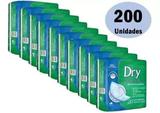 200 Absorventes Geriátrico Dry Economics 10 Pacotes Com 20
