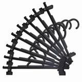 200 Cabides Preto Saia /calça 400 Presilhas + Frete Grátis - Industria nacional