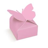 24 Caixas Bem Casado P/Doce Borboleta Rosa Dec. Festas - Cromus