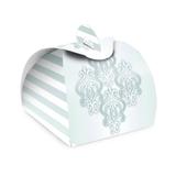 24 Caixas Bem Casado Valise Adamascado Pr Decoração Festas - Cromus