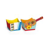 24 Forminha Cachepot Papel Doces Estampa Instrumentos 3x3cm - Cromus