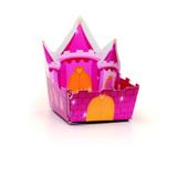 24 Forminhas Doce Castelo Pink Decoração Festas - Cromus