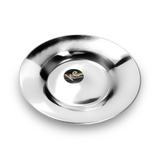 24 Pratos Inox Grande fundo 22cm Ke Home pratico e durável 5214KH