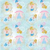25 Folha P/Embalar Ovo Pascoa 69X89Cm Cinderela Disney - Cromus