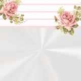 25 Saco Poli Transp. 45X59Cm Micaela Floral Rosa Barrado - Cromus