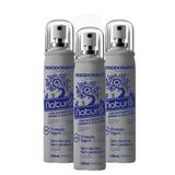 3 Desodorante Natural Com Extratos Pepino E Chá Verde 120 Ml - Suavetex