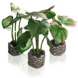 3 Efeite Decorativo Folhas Artificiais De Mesa Decoração - Y888