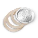3 Kits Filtro para Cafeteira Italiana 9 Xicaras Ke Home 5818-3