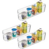 3 Organizador Multiuso Acrílico Ordene 48121 Cozinha Closet