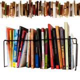 3 Organizador Separador Livros Suporte Multiuso Revisteiro Prateleira 44cm 20 Divisórias Cor Preta - Nacional