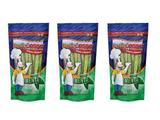 3 Pacotes Ossinho Para Cães Deliciosso Osso Palito Fino Menta 100g