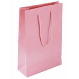 30 Sacolas De Papel Rosa Bebê 25x17x6cm Bolsa Festa 90g - On store