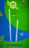 3000 Canudo Biodegradável Para Garrafa 24cm Embalado (1cx) - Strawplast