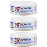 3m Micropore Hospitalar 12,5mmx10m (Kit C/03)