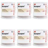 3m Micropore Hospitalar Bege 50mmx10m (Kit C/06)