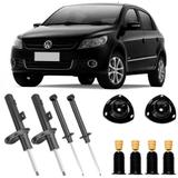 4 Amortecedor Gol G5 G6 2008 a 2017 Dianteiro Traseiro Nakata e Kit