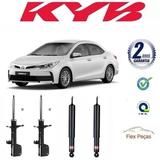 4 amortecedores kayaba toyota corolla 2009 2010 2011 2012 2013 2014