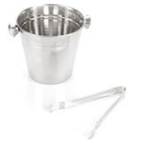 4 Baldes de Gelo Inox com pinça pegador 750 ml - nxn-11.0067-4 - 99express