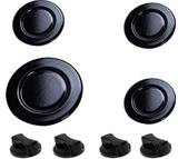 4 Botões + Espalhadores Do Queimador Cooktop Fogão Fischer