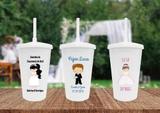 4 Copos Personalizados Daminha / Pajem - Blank art studio
