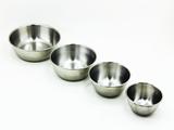 4 Cubas Inox Redonda 8, 10, 12 E 14 Cm Assepsia Curativos - Sistole