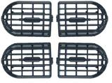 4 Difusores Saida de Ar Central Lateral Novo Corsa Montana - Plastparts