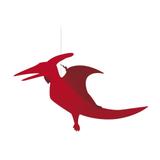 4 Mobiles Dinossauros Vermelho Decoração Festas - Cromus