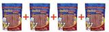 4 Ossinho Para Cães Palito Fino Carne Deliciosso 200g