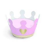 4 Suporte Para Doces Coroa Reinado Da Princesa 9 x 10 cm Decoração Festas - Cromus