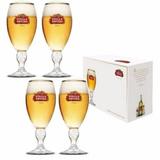 4 Taça Copo Cálice Stella Artois Litografada Cerveja 250ml - Ambev