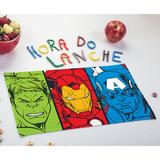4 Toalhas de Lancheira Infantil Estampada Avengers - Lepper