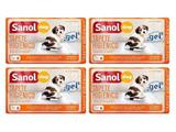 4 unidades Tapete Higienico Para Cachorro Sanol Dog - 80x60cm - 120 tapetes ao todo