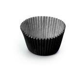 40 Forminhas Cupcake Preto Decoração Festas - Cromus