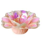 40 Forminhas Doce Roses Nacarada Champagne Dec. Festas - Cromus