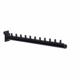 5 Cabideiro Arara Rt 40 Cm De Painel Inclinado Preto - Industria nacional