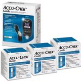 5 FITAS Accu-chek Guide C/ 50 Tiras Cada E Ganhe 1 Aparelho Guide - Accu check