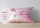 5 Kit Almofadas e Copos Personalizados Daminha / Pajem / Florista - Blank art studio