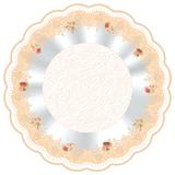50 Embalagens Folha Poli Redondo 58Cm Floral Coral - Cromus