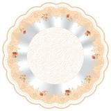 50 Embalagens Folha Poli Redondo 68Cm Floral Coral - Cromus