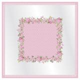 50 Embalagens Folha Poli Redondo 68Cm Floral Rosa - Cromus