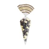 50 Embalagens P/Cone Cute Marrom/Ouro 18X30Cm - Cromus