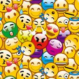 50 Saco Perolado P/Presente 15X22Cm Emoticons - Cromus