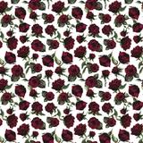 50 Saco Perolado P/Presente 20X29Cm Flores Vinho - Cromus