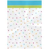 50 Sacos Poli Transp. 11X19,5Cm Triangulos Coloridos - Cromus