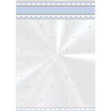 50 Sacos Poli Transp. 15X22Cm Cute Azul - Cromus