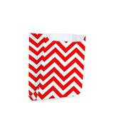 50 Saquinhos Para Lanche Missoni Vermelho Médio Decoração Festas - Cromus