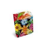 50 Saquinhos Pequenos de Papel Lanches Estampa Floral 10x8 - Cromus
