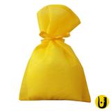 50 Saquinhos Sacolinhas Tnt 15x23 Amarelo Com Fita De Cetim - Amarelo - Upontocom